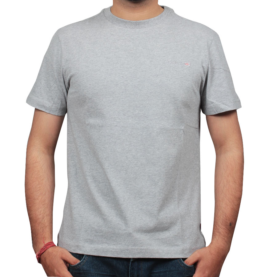 Plain Grey Round Neck T Shirts Printing Dubai - Tshirts Printing Dubai
